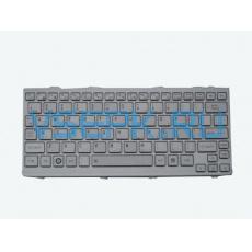 Клавиатура для ноутбука Toshiba NB305 серий.Не русифицированная. Цвет серебристый...